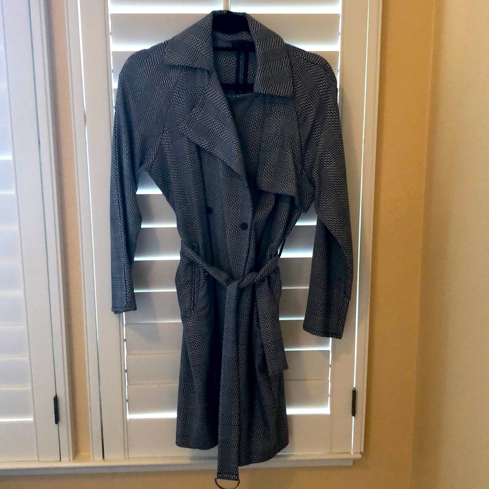 Houndstooth TopShop Trench